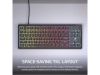 Corsair K55 CORE TKL RGB Gamingtangentbord (svart) USB 2.0 Type-A, Nordisk Layout, iCUE Support, Rubber Dome Switches#3
