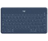 Logitech Keys-To-Go, Ultra-portabelt tangentbord, Bluetooth, för iPad/iPhone/Apple TV, nordiskt - Blå