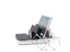 4smarts Family 63W Trådlös Laddningsstation 1x QI (15W), 4x USB-A (12W per, 30W max) 1x USB-C PD (18W), 5 st. laddkablar in#1