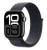 Apple Watch Series 10 GPS 42mm Gagatsvart Aluminiumboett med Ink Sportloop