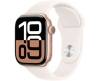 Apple Watch Series 10 GPS 42mm Roséguld Aluminiumboett med Light Blush Sport Band - S/M