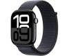 Apple Watch Series 10 GPS 46mm Gagatsvart Aluminiumboett med Ink Sportloop