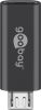 Goobay Micro-USB till USB-C OTG adapter - Grå#1