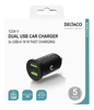 Strömadapter från Cigguttag DELTACO Car Charger, 2xUSB-A 18W, totalt 36W#3