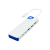 Hyper HyperDrive Flex 9 Port Dual 4K HDMI USB-C Dock - White/Blue#1