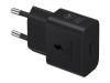 Väggladdare Samsung Galaxy Power Adapter GaN 25W USB-C - Svart