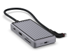 Dockningstation Unisynk 8-port USB-C Hub V2, HDMI, 2xUSB-C, 2xUSB-A, LAN, PD 100W, kortläsare SD/MicroSD#1